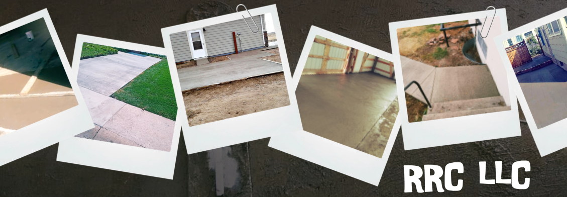 various sidewalks and concrete slabs poured by RRC